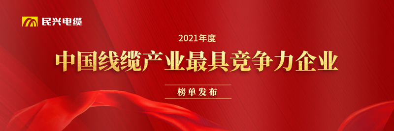莞企DB电竞
荣膺“2021年度中国线缆产业最具竞争力企业20强”